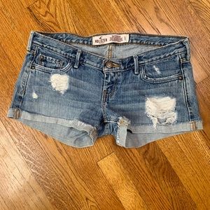 Denim shorts